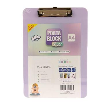 Portablock Sifap A4 Lila Pastel Art.240021